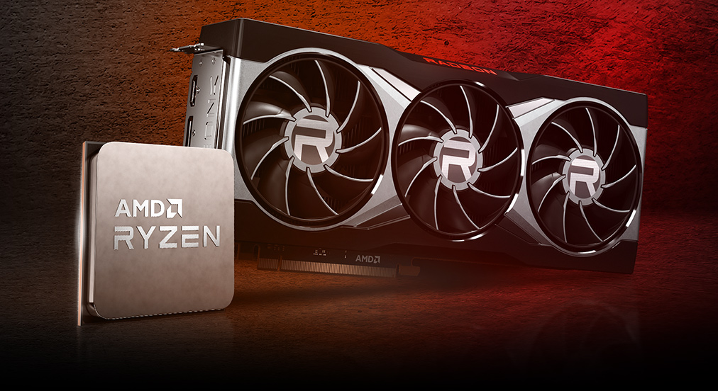 AMD Ryzen CPU & Grafikkarte Background