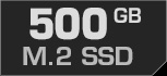 500 GB M.2 SSD