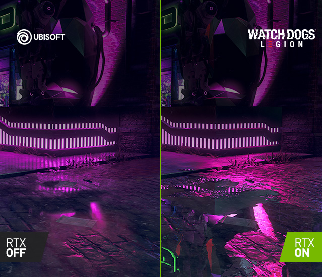 Raytracing: Watch Dogs Legion - On Off