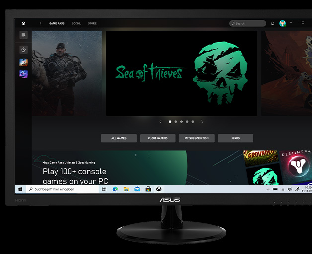 Xbox Game Pass Bar