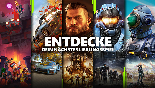 Xbox Game Pass Endecke mehr Spiele