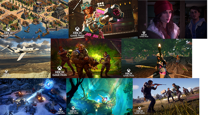 Xbox Game Pass Spiele Screenshots