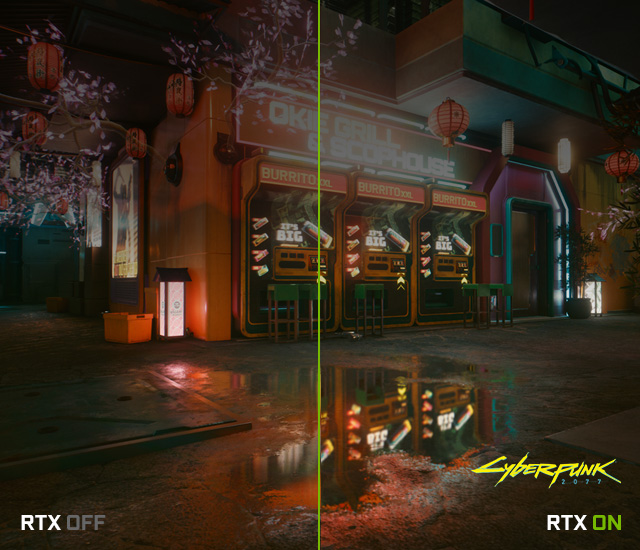 Raytracing: Cyberpunk 2077 - On Off Vergleich