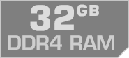 32 GB DDR4 RAM