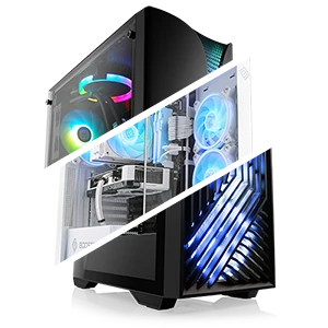 PC Gaming Konfigurator. Auswahl Bild.
