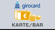 Abholung / Bar- oder Kartenzahlung Logo
